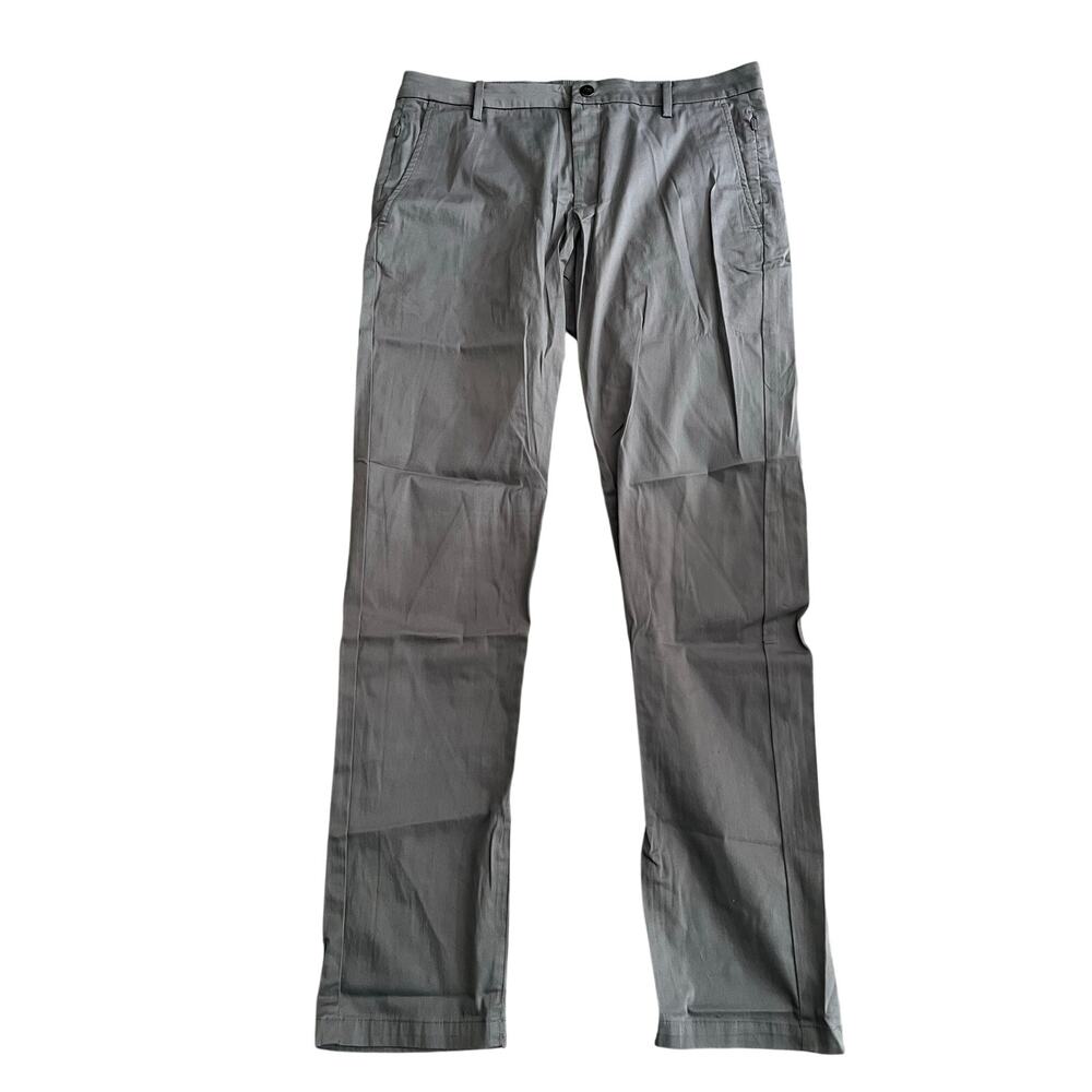 Birddogs Boom Pants Mens 34x32 Gray Built In Liner Stretch Performance Chino